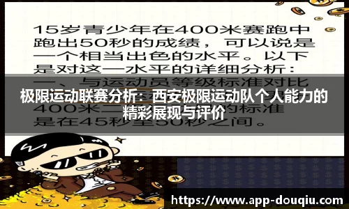 极限运动联赛分析:西安极限运动队个人能力的精彩展现与评价